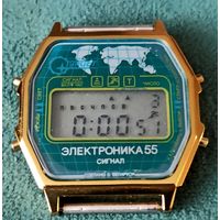 Часы Электроника 55. Сигнал. Новые .
