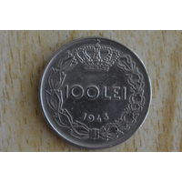 Румыния 100 лей 1943 с 1 руб