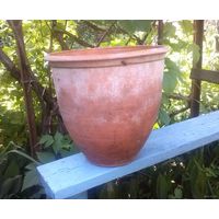 Старинная глиняная посуда - опарница для замешивания и брожения опары (дрожжевого теста)