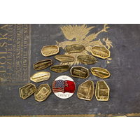 Набор знаков разоружение, в золоте. новый. Распродажа коллекции вещей. С РУБЛЯ! АУКЦИОН!