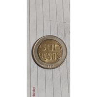 Колумбия 500 песос 2011