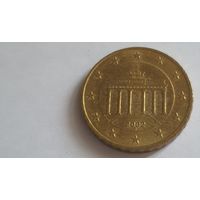 Германия 2002J 10 евроцентов