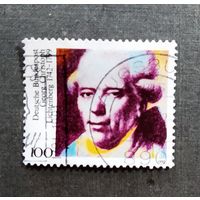Марка Германия 1992 год 250 лет со дня рождения Георга Кристофа Лихтенберга