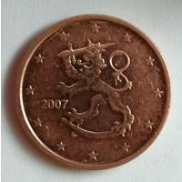 Финляндия 2 евроцента, 2007 г., KM# 99