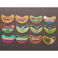 Пивные этикетки в типографском состоянии по рублю, Латвия, цена за 1 шт., ю-594 (3708)