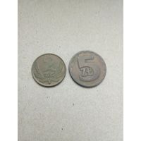 Польша 2,5 злотых 1976,1975 г. Состояние на фото!!!