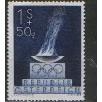 Полная серия из 1 марки 1948г. Австрия "Олимпийские игры в Лондоне" MNH