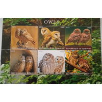 СЕРИЯ Блоков птицы   фауна  MNH