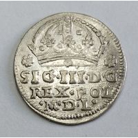Грош коронный 1608  Краков в блеске