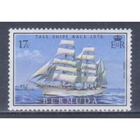 [1142] Бермуды 1976. Корабли.Парусники. БЕЗ КЛЕЯ.