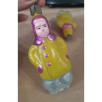 Игрушка ёлочная Мальчик Гимназист, стекло. СССР