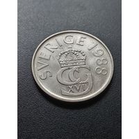Швеция 5 крон 1988 г.