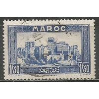 Французское Марокко. Касба(крепость) Таурирт. 1933г. Mi#110.