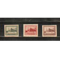 СССР-1925, (Заг.69-71),   **/*  , 1-я год. смерти Ленина, 3 марки