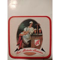 Бирдекель (подставка под пиво) Budweiser/Чехия