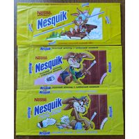 Обёртки от шоколада ,,Nesguik,,  (3 шт.)