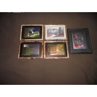 Металлографика 5 картин.С рубля.