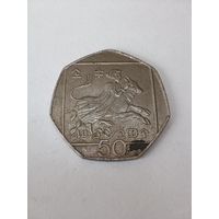 Кипр 50 центов 2002