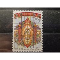 Япония, 1990. 100 лет парламенту. Витражи