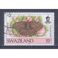 [324] Свазиленд 1992. Фауна.Бабочка. Гашеная марка.