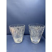 Пара ваз хрусталь