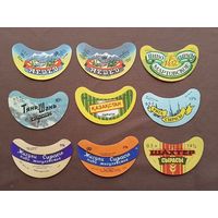 Пивные этикетки из Казахстана по 2 р. за этикетку, все этикетки разные, в типографском состоянии, ю-907-3 (3996)