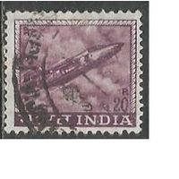 Индия. Реактивный самолёт. 1967г. Mi#436.