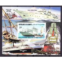 1982 Джибути КОРАБЛИ транспорт  MNH