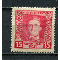 Босния и Герцеговина (Австро-венгерская администрация) - 1917 - Император Карл I 15H - [Mi.129A] - 1 марка. MH.  (Лот 12JC)-TG3P59