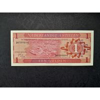 1 гульден 1970 года. Нидерландские Антильские острова. UNC. Распродажа