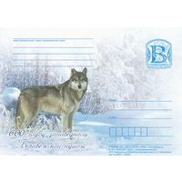 Беларусь 2009 ПК 600 лет заповедности Беловежской пущи Волк (к5)