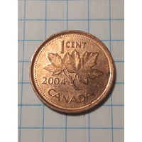 1 цент  Канада 2004  год.