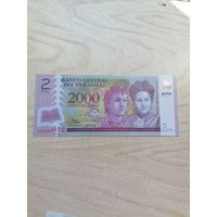 Парагвай 2000 UNC полимер с рубля