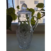 Кувшин Метель (объём 1,25 литра), хрусталь. Нёман