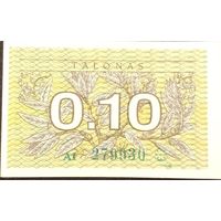 Банкнота Литвы 1991 год