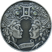 Близнецы (Gemini) 2014. Серия "Зодиакальный Гороскоп". Знаки Зодиака.  В банковской упаковке!