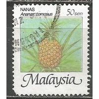 Малайзия. Фрукты. Ананас. 2002г. Mi#1159.