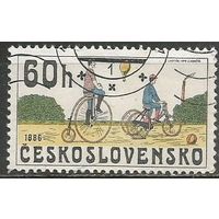 Чехословакия. История велосипеда. 1979г. Mi#2524.