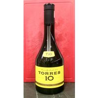 Бутылка * Бренди * TORRES * RESERVA IMPERIAL* ТОРРЕС * 10 лет * 0.7 литра * Высота 27 см * Диаметр 9 см