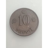 Финляндия 10 пенни 1922 года .