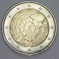 Германия 2 евро, 2022 F 35 лет программе Эразмус UNC
