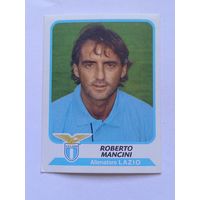 Наклейка Calciatori. Panini. Футбол 2003-2004 г. Чемпионат Италии. Роберто Манчини. Roberto Mancini.