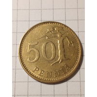50 пенни Финляндия 1985 год