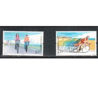 Китай-2011(Мих.4273-4274) , ** , Спорт, Велоспорт , Велосипеды(полная серия)