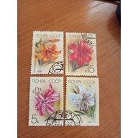1989 СССР полная серия флора цветы (2-3)