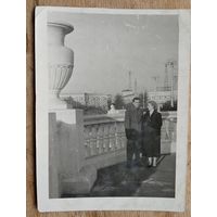 Фото молодежи. Минск. Мост через Свислочь. Ленинский проспект. 8.5х11 см