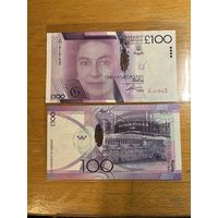 Гибралтар 100   фунт 2011 р39 Мавританский замок UNC