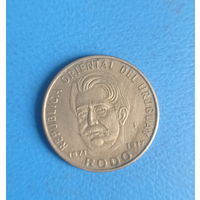 Уругвай 50 песо 1971 год 100 лет со дня рождения Хосе Энрике Родо