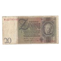 Германия 20 рейхсмарок 1929 г.