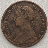 Великобритания 1 фартинг 1890 г.